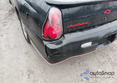 2002 Chevrolet Monte Carlo Ss z USA, uszkodzony, nr VIN 2G1WX15K529295703